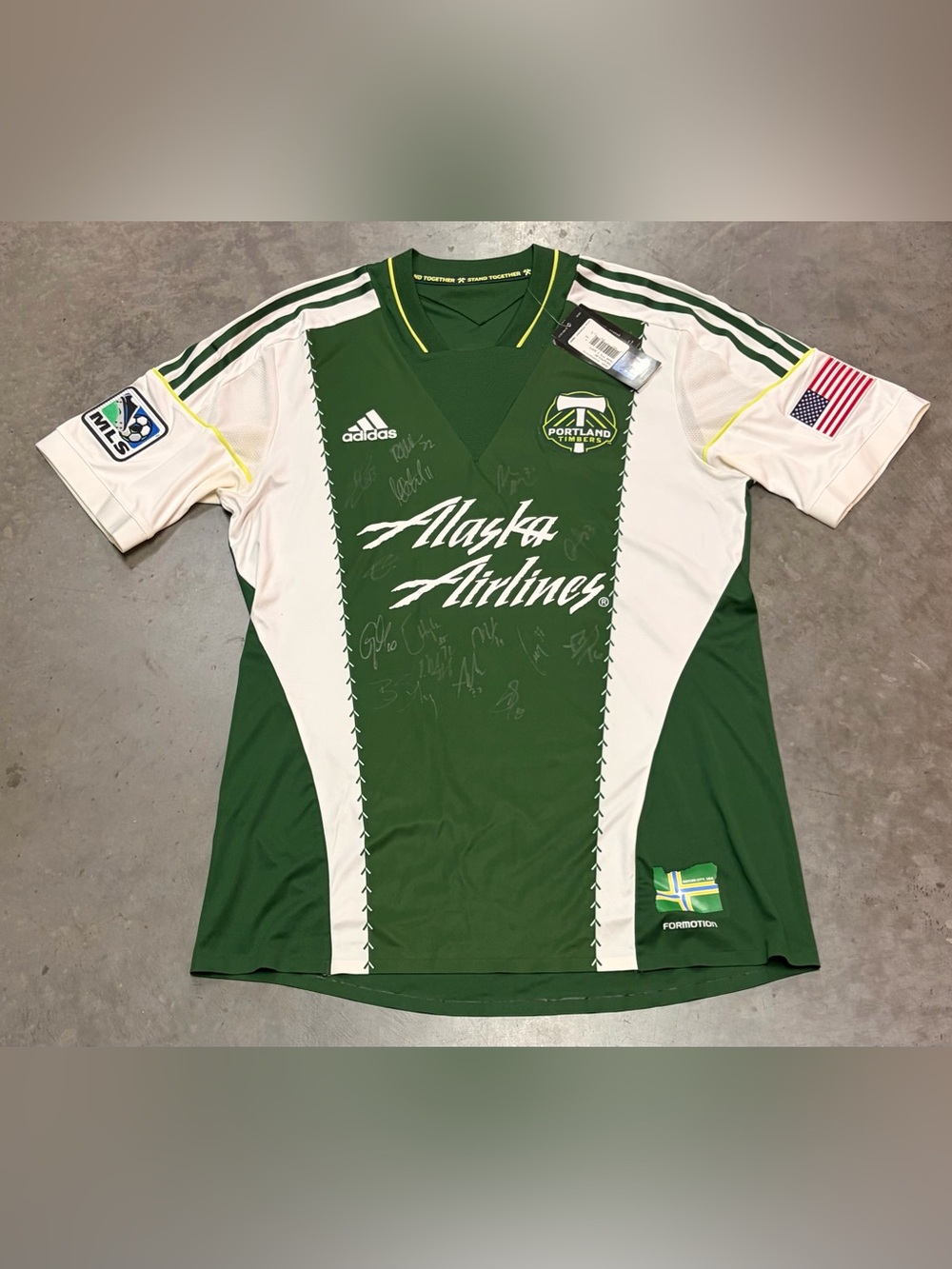 Portland Timbers Autographed Jersey New With Tags